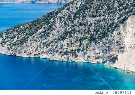 ギリシャ ケファロニア島の写真素材