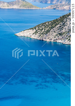 ギリシャ ケファロニア島の写真素材
