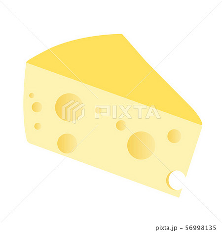 チーズ 乳製品 食品 アイコン のイラスト素材