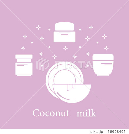 Coconut milk for cosmetics and care products 56998495