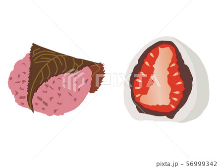 桜餅といちご大福 56999342