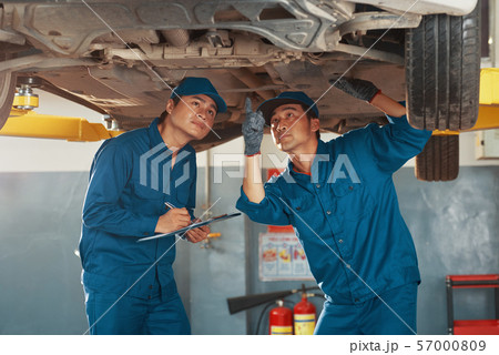 Mechanics inspecting problems 57000809