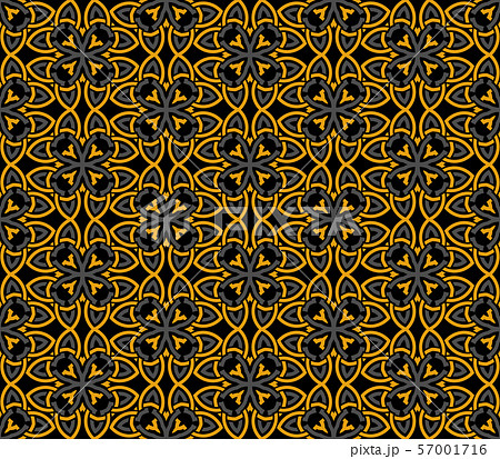 Seamless pattern decorative symmetries, ornament 57001716