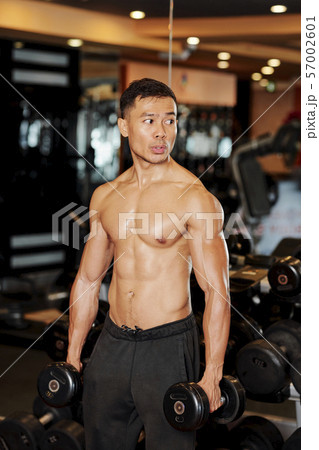 Shirtless fit man 57002601