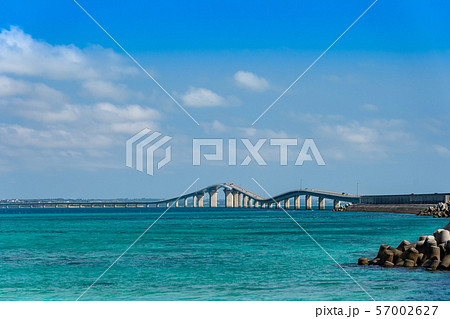 沖縄 宮古島 日本一長い橋 伊良部大橋 沖縄 宮古島 日本一長い橋 伊良部大橋 57002627