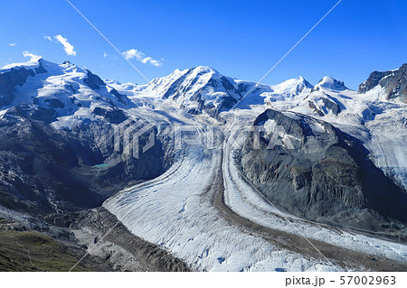 ゴルナーグラート グレンツ氷河 ゴルナー氷河 ゴルナーグラート グレンツ氷河 ゴルナー氷河 57002963