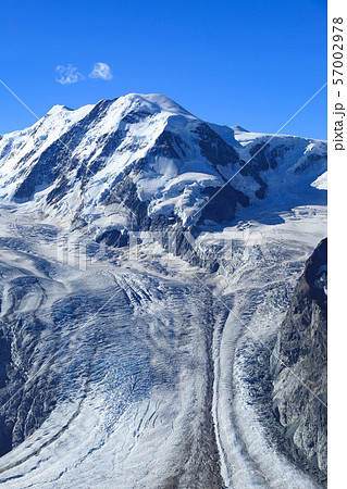 ゴルナーグラート グレンツ氷河 ゴルナー氷河 ゴルナーグラート グレンツ氷河 ゴルナー氷河 57002978