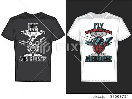 illustration of air forces on dusty background. 57003734