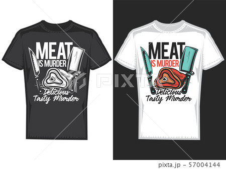 illustration of meat and knives. illustration of meat and knives. 57004144