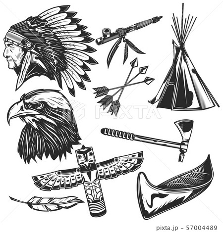 Set of indian elements Set of indian elements 57004489