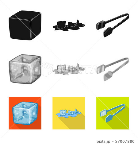 Vector design of texture and frozen symbol. Collection of texture and transparent stock vector Vector design of texture and frozen symbol. Collection of texture and transparent stock vector 57007880