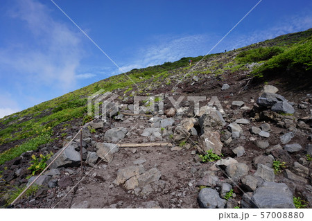 富士山　富士宮ルート　6合目付近 57008880