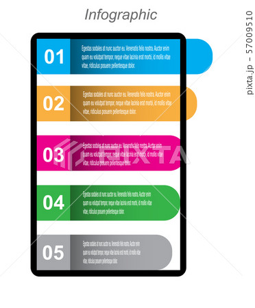 Info-graphic design template. Info-graphic design template. 57009510
