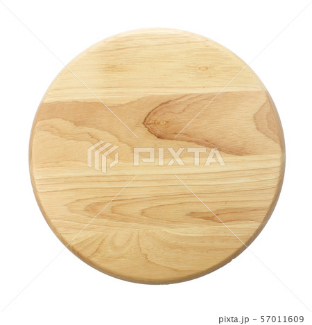 wooden plate top view on white background wooden plate top view on white background 57011609