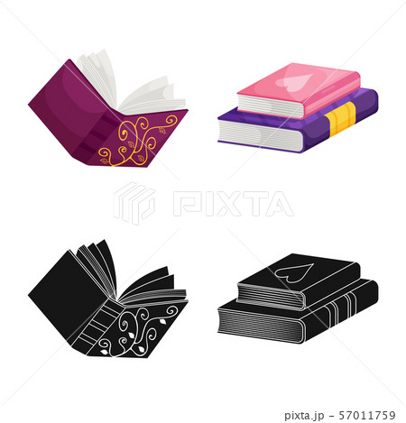 Vector illustration of training and cover symbol. Collection of training and bookstore stock vector Vector illustration of training and cover symbol. Collection of training and bookstore stock vector 57011759