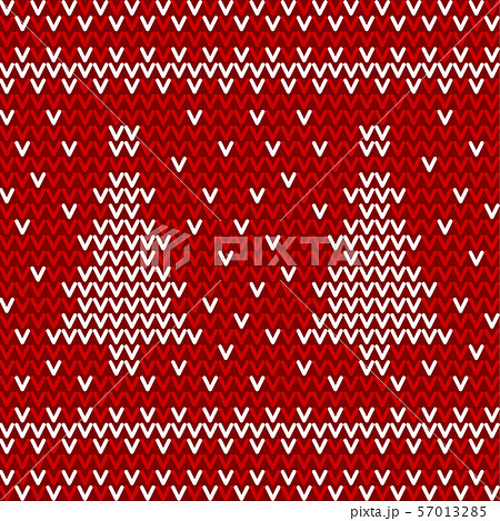 seamless red and white knitted background 57013285
