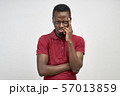 Studio shot of an attractive black man 57013859