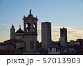 Picturesque view over Bergamo historic center 57013903