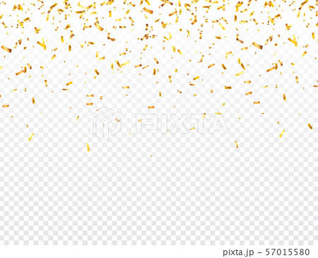 Christmas golden confetti. Falling shiny glitter in gold color. New year, birthday, valentines day Christmas golden confetti. Falling shiny glitter in gold color. New year, birthday, valentines day 57015580