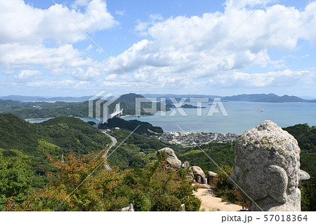 白滝山から望む瀬戸内海しまなみ海道 57018364