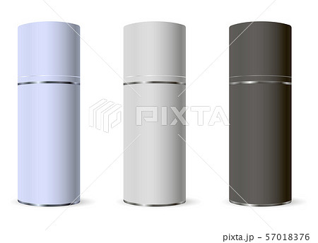 Cosmetics product mat metal spray bottles. Mockup Cosmetics product mat metal spray bottles. Mockup 57018376