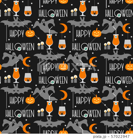 Vector seamless pattern Halloween 2020 Party Vector seamless pattern Halloween 2020 Party 57022947