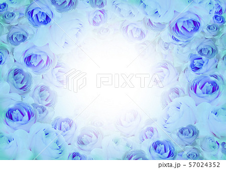 青いバラ背景のイラスト素材