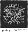 Vintage label design with lettering composition 57025719