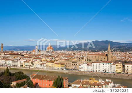 Florence aerial view, tuscany, Italy Florence aerial view, tuscany, Italy 57026082