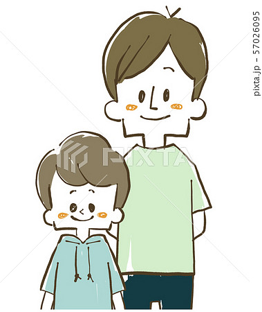 親子-父親と息子 57026095