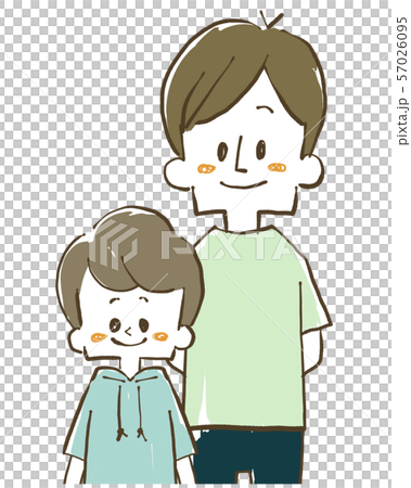 親子-父親と息子 57026095