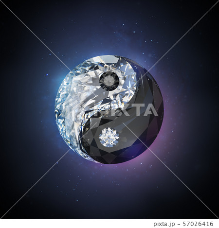 diamond yin yang 57026416