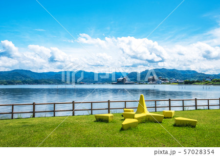 東郷池 青空 東郷池 青空 57028354