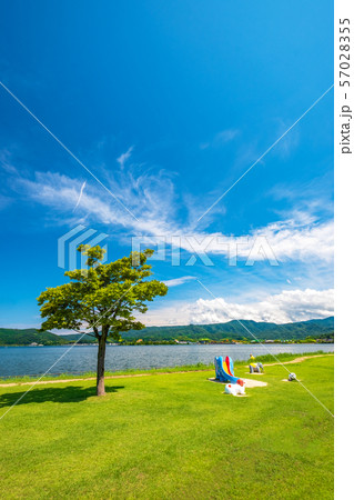 東郷池　青空 57028355