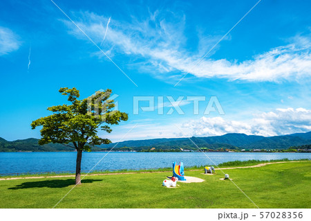 東郷池　青空 57028356