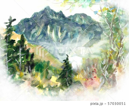 冷池山荘より望む針ノ木岳 57030051