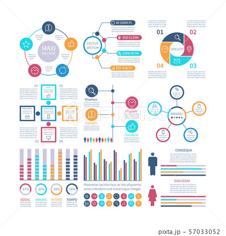 Infographic elements. Modern infochart, marketing chart and graphs, bar diagrams. Option process Infographic elements. Modern infochart, marketing chart and graphs, bar diagrams. Option process 57033052