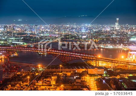 《大阪府》大阪ベイエリアの夜景 57033645