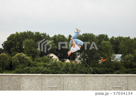 flexible athlete training in the street flexible athlete training in the street 57034134