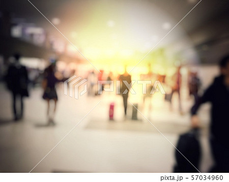 Blurred image abstract background of people or 57034960