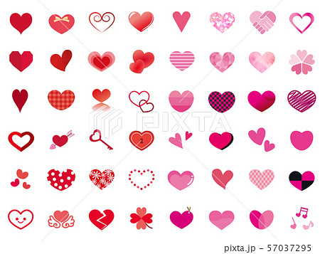 Cute Heart Icon Mark Material Stock Illustration