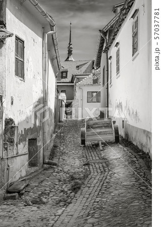 Street in Sighisoara Street in Sighisoara 57037781