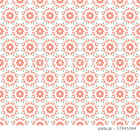 geometric flower floral seamless pattern 57045364