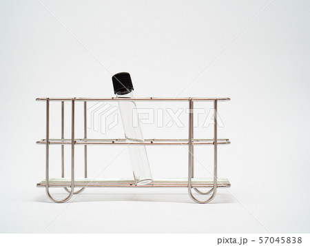 Empty test tube in rack Empty test tube in rack 57045838