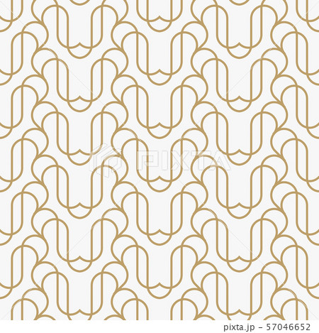 geometric line ornament seamless pattern, modern 57046652