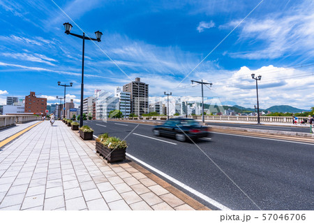 《広島県》広島中心街・相生橋 57046706