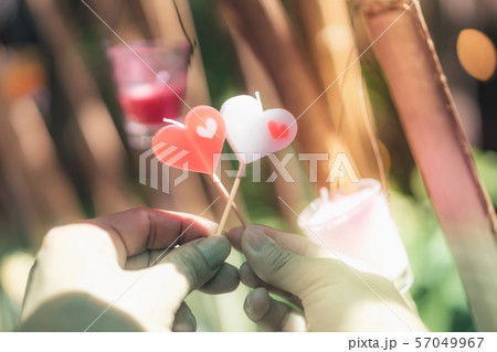 Romantic couple on valentines day.  57049967