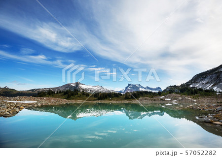 Mountains lake 57052282