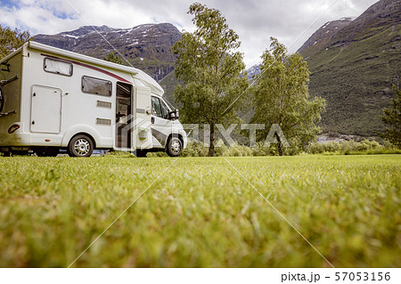 Family vacation travel RV, holiday trip in Family vacation travel RV, holiday trip in 57053156