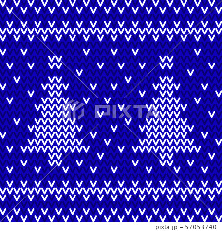 seamless blue and white knitted background seamless blue and white knitted background 57053740